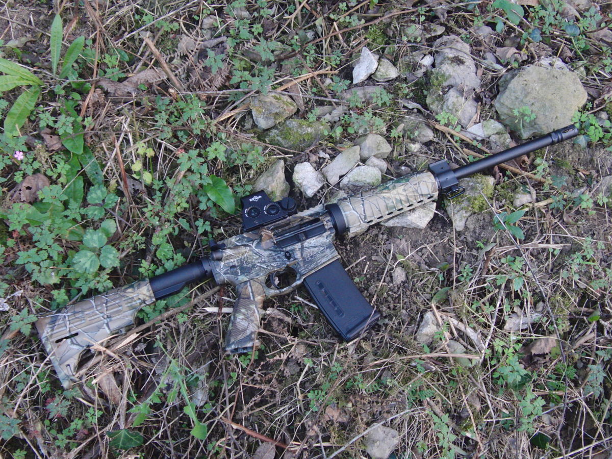 SW MP-15 300 BLK Camuflaje Tierra